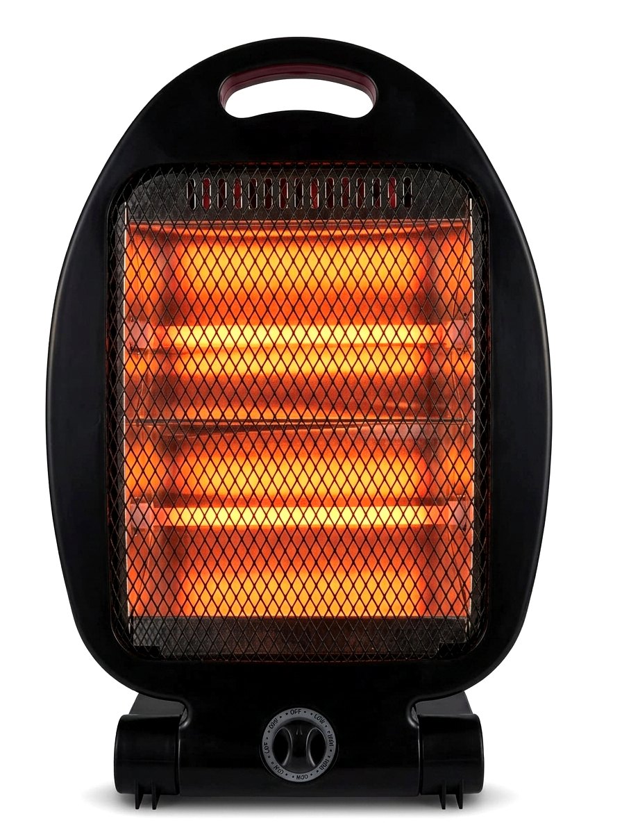 Portable Electric Heater - Black