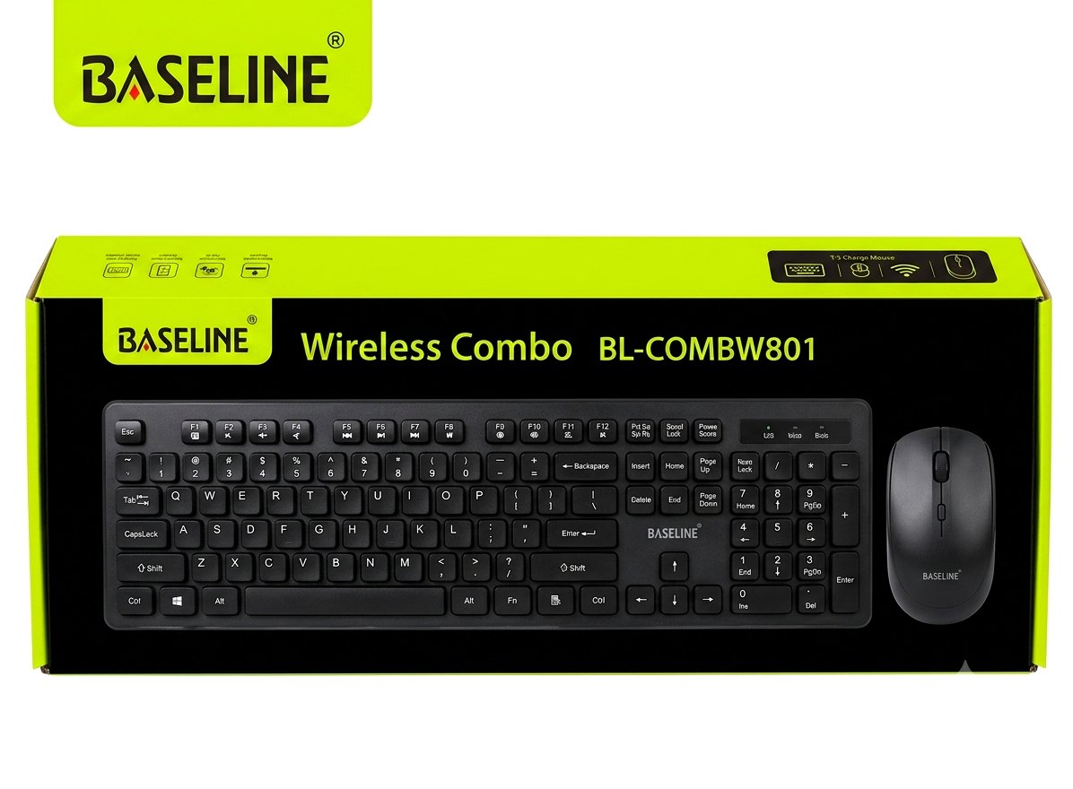 Wireless Keyboard & Mouse Combo